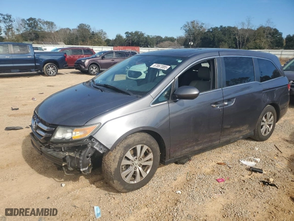 2016 Honda Odyssey EX-L with VIN 5FNRL5H61GB094731, listed as a Copart auction lot 87867085 with 243,837 mi miles and Salvage Title. Bid and sale history available at carsss.com. Image 1.