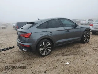 2023 Audi SQ5 Sportback Premium Plus with VIN WA124AFY0P2185529, listed as a Copart auction lot 85858434 with 14,976 mi miles and Salvage Title. Bid and sale history available at DreamBid. Image 3.