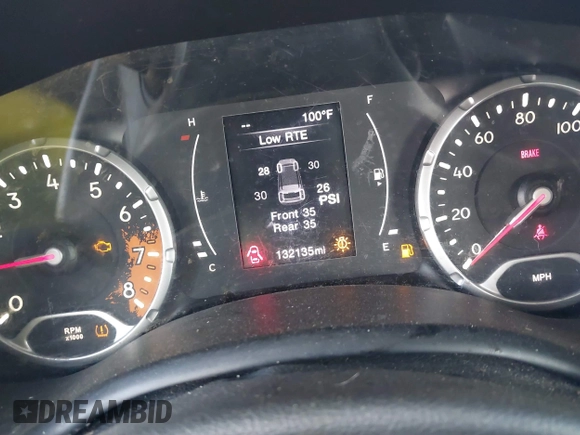 2015 Jeep Renegade Latitude with VIN ZACCJABH0FPB65461, listed as a IAAI auction lot 39756561 with 132,135 mi miles. Bid and sale history available at carsss.com. Image 7.