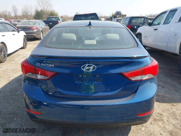 2014 Hyundai Elantra SE with VIN KMHDH4AEXEU044207, listed as a IAAI auction lot 41793567 with 85,102 mi miles. Bid and sale history available at carsss.com. Image 16.