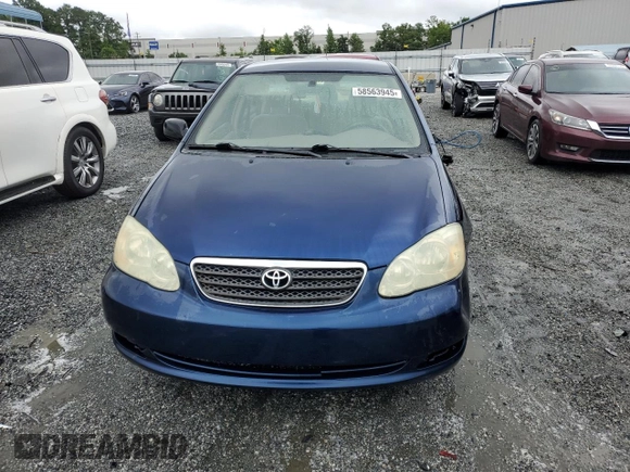2007 Toyota Corolla CE with VIN JTDBR32E970104473, listed as a Copart auction lot 58563945 with 210,713 mi miles and Salvage title. Bid and sale history available at DreamBid. Image 5.