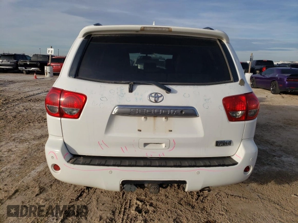 2013 Toyota Sequoia Limited with VIN 5TDKY5G1XDS050291, listed as a Copart auction lot 81901344 with 259,261 mi miles and Salvage Title. Bid and sale history available at carsss.com. Image 6.