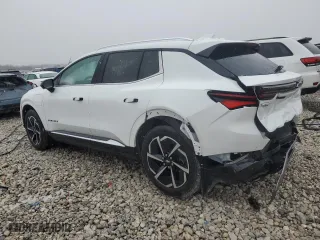 2024 Chevrolet Equinox EV LT with VIN 3GN7DLRP6RS260243, listed as a Copart auction lot 85561804 with 2,458 mi miles and Salvage Title. Bid and sale history available at carsss.com. Image 2.