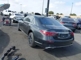2023 Mercedes-Benz S 580e with VIN W1K6G6KB2PA198095, listed as a IAAI auction lot 41506845 with 29,903 mi miles and . Bid and sale history available at DreamBid. Image 3.
