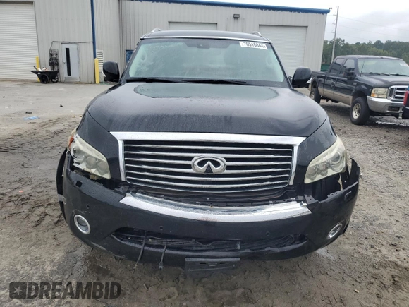 2013 Infiniti QX56 with VIN JN8AZ2NF4D9550326, listed as a Copart auction lot 70516844 with 203,847 mi miles and Salvage Title. Bid and sale history available at carsss.com. Image 5.