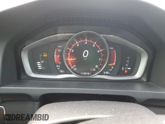 2015 Volvo S60 T5 Drive-E Premier with VIN YV140MFK8F1341368, listed as a Copart auction lot 46868965 with 119,219 mi miles and Salvage Title. Bid and sale history available at carsss.com. Image 9.