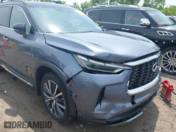 2023 Infiniti QX60 Autograph with VIN 5N1DL1HU6PC374316, listed as a IAAI auction lot 42554850 with 40,023 mi miles and . Bid and sale history available at DreamBid. Image 6.