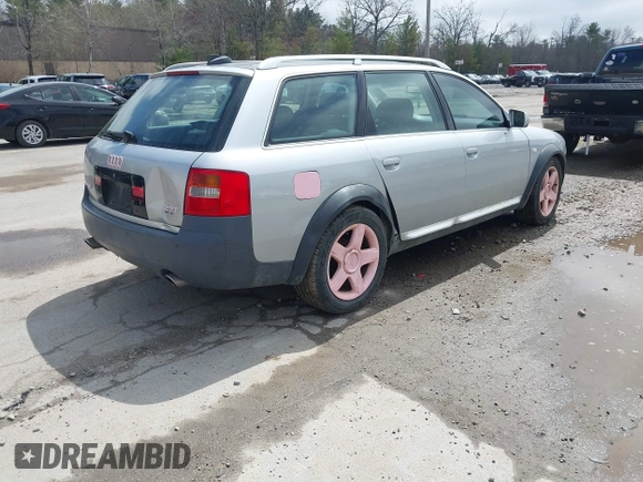 2004 Audi allroad A6 V8 with VIN WA1YD64B24N017052, listed as a IAAI auction lot 42085824 with 151,368 mi miles and . Bid and sale history available at DreamBid. Image 4.