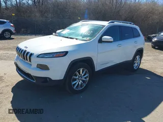 2015 Jeep Cherokee Limited with VIN 1C4PJMDB2FW545430, listed as a IAAI auction lot 41822780 with 135,639 mi miles. Bid and sale history available at carsss.com. Image 2.