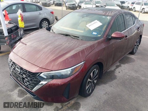 2024 Nissan Sentra SV with VIN 3N1AB8CV7RY330227, listed as a IAAI auction lot 41511992 with 7,852 mi miles and . Bid and sale history available at DreamBid. Image 2.