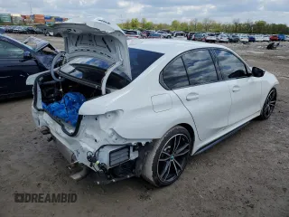 2020 BMW 3 Series M340i xDrive with VIN WBA5U9C01LA380102, listed as a Copart auction lot 50510943 with 42,942 mi miles and . Bid and sale history available at DreamBid. Image 3.