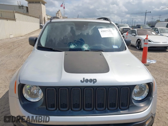 2017 Jeep Renegade Trailhawk with VIN ZACCJBCB6HPE63267, listed as a IAAI auction lot 42027156 with 64,899 mi miles and . Bid and sale history available at DreamBid. Image 6.
