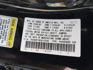2012 Acura TL Auto z VIN 19UUA8F28CA019286, wystawiony jako IAAI lot #42081037 z przebiegiem 222 679 mil mil oraz . Historia ofert i sprzedaży dostępna na DreamBid. Obrazek 9.