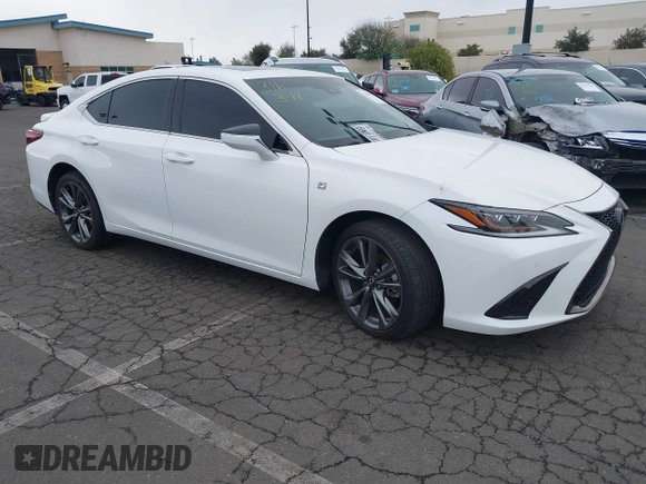 2021 Lexus ES 350 F Sport with VIN 58AGZ1B1XMU098201, listed as a IAAI auction lot 41366417 with 66,631 mi miles and . Bid and sale history available at DreamBid. Image 1.