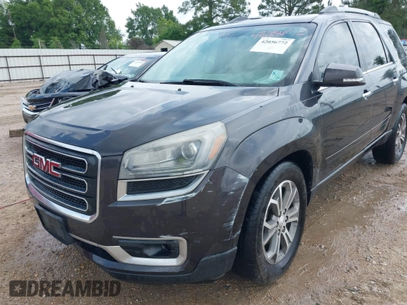 2014 GMC Acadia SLT z VIN 1GKKRRKD6EJ205993, wystawiony jako IAAI lot #42056772 z przebiegiem 287 943 mil mil oraz . Historia ofert i sprzedaży dostępna na DreamBid. Obrazek 6.