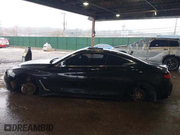2018 Infiniti Q60 Luxe with VIN JN1EV7ELXJM393036, listed as a IAAI auction lot 41951210 with Not provided miles and . Bid and sale history available at DreamBid. Image 14.