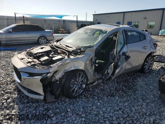 2025 Mazda 3 S Preferred with VIN 3MZBPACM6SM456512, listed as a Copart auction lot 52389715 with Not Provided miles and Non Repairable. Bid and sale history available at DreamBid. Image 1.