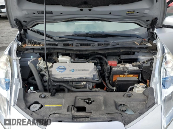2011 Nissan LEAF SL-e with VIN JN1AZ0CP5BT008683, listed as a Copart auction lot 48921465 with 63,355 mi miles and Clean Title. Bid and sale history available at carsss.com. Image 11.