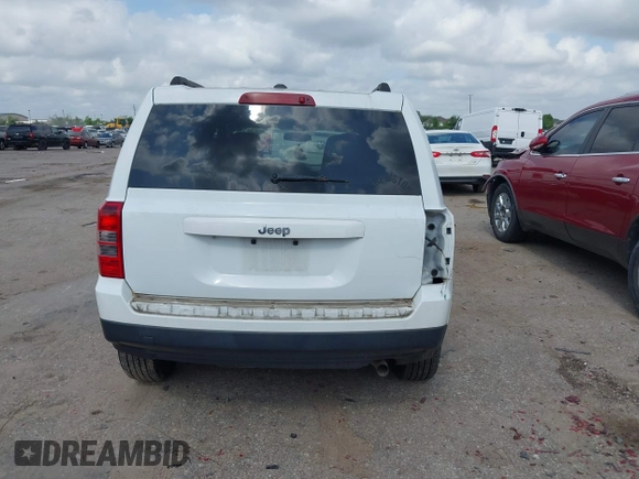 2017 Jeep Patriot Sport with VIN 1C4NJPBA5HD145525, listed as a IAAI auction lot 42096995 with 115,557 mi miles. Bid and sale history available at carsss.com. Image 16.