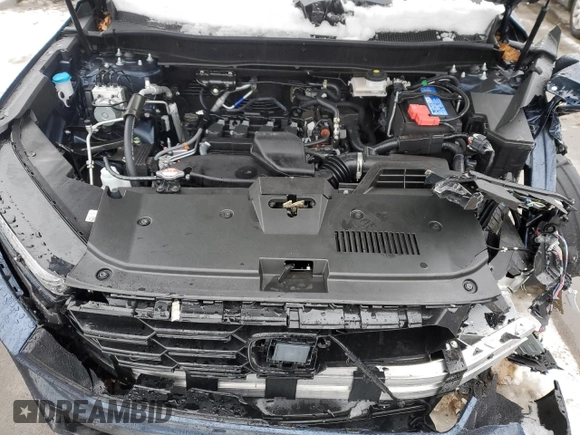 2025 Honda CR-V EX with VIN 5J6RS4H48SL001487, listed as a Copart auction lot 44358835 with 7,970 mi miles and Salvage Title. Bid and sale history available at DreamBid. Image 12.