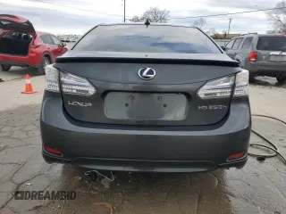 2010 Lexus HS 250h with VIN JTHBB1BA2A2000939, listed as a Copart auction lot 43971425 with 241,565 mi miles and Salvage Title. Bid and sale history available at DreamBid. Image 6.