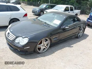 2005 Mercedes-Benz SL 55 AMG with VIN WDBSK74F85F101039, listed as a IAAI auction lot 42812397 with 76,452 mi miles and . Bid and sale history available at DreamBid. Image 18.