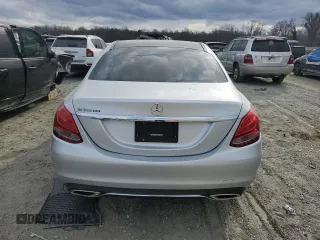 2016 Mercedes-Benz C 300 with VIN 55SWF4JB2GU166997, listed as a Copart auction lot 47840625 with 117,596 mi miles and Salvage Title. Bid and sale history available at carsss.com. Image 6.