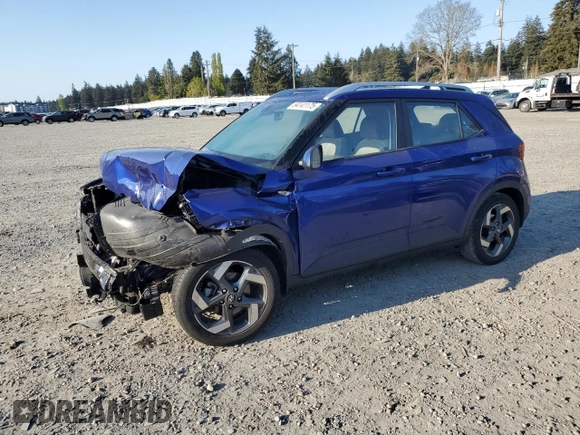 2020 Hyundai Venue SEL with VIN KMHRC8A30LU018500, listed as a Copart auction lot 54141175 with 42,945 mi miles and Salvage Title. Bid and sale history available at carsss.com. Image 1.