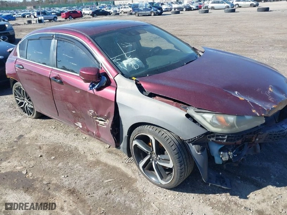 2015 Honda Accord Sedan EX-L with VIN 1HGCR2F89FA009148, listed as a IAAI auction lot 41753155 with 123,975 mi miles. Bid and sale history available at carsss.com. Image 6.