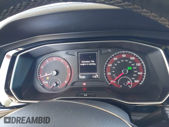 2021 Volkswagen Jetta S with VIN 3VWC57BU7MM001587, listed as a IAAI auction lot 42626242 with 39,548 mi miles and . Bid and sale history available at DreamBid. Image 7.