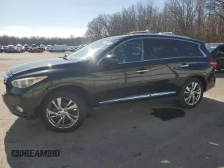 2013 Infiniti JX35 with VIN 5N1AL0MM0DC332268, listed as a Copart auction lot 48032795 with 150,219 mi miles and Salvage Title. Bid and sale history available at DreamBid. Image 1.