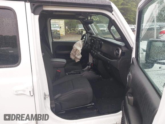 2020 Jeep Wrangler Unlimited Sport S with VIN 1C4HJXDG9LW229715, listed as a IAAI auction lot 42203008 with 63,683 mi miles and . Bid and sale history available at DreamBid. Image 5.