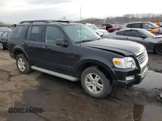 2010 Ford Explorer XLT with VIN 1FMEU7DE6AUA33941, listed as a Copart auction lot 46490885 with 191,004 mi miles and Salvage title. Bid and sale history available at DreamBid. Image 4.