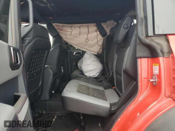 2023 Ford Bronco with VIN 1FMEE5DH5PLB84151, listed as a Copart auction lot 45160185 with 20,958 mi miles and Salvage Title. Bid and sale history available at DreamBid. Image 11.