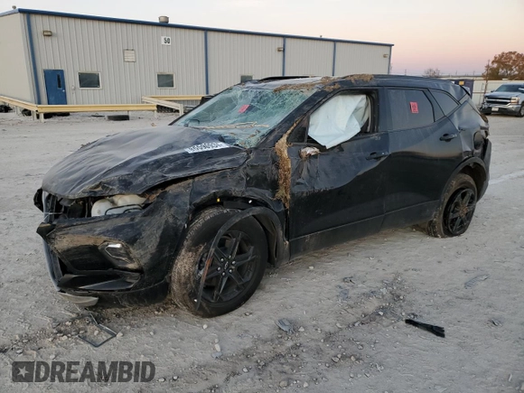 2024 Chevrolet Blazer LT with VIN 3GNKBDR49RS182181, listed as a Copart auction lot 85590934 with Not provided miles and Salvage title. Bid and sale history available at DreamBid. Image 1.