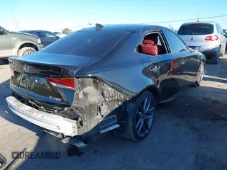 2018 Lexus IS with VIN JTHBA1D27J5079953, listed as a IAAI auction lot 41868864 with 101,950 mi miles. Bid and sale history available at carsss.com. Image 4.