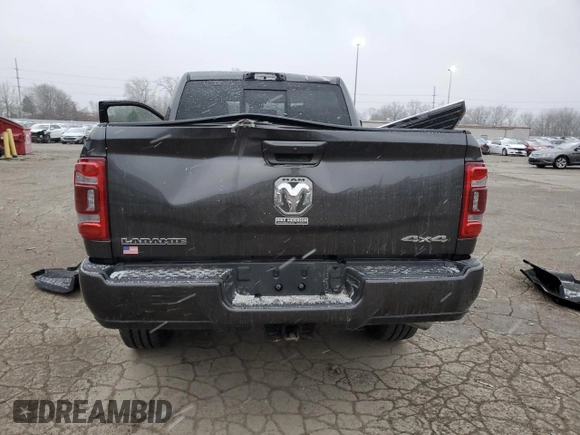2023 Ram 2500 Laramie with VIN 3C6UR5FL5PG616179, listed as a Copart auction lot 84209194 with 0 mi miles and Salvage Title. Bid and sale history available at carsss.com. Image 6.