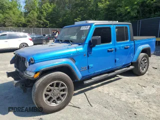 2021 Jeep Gladiator Willys с VIN 1C6HJTAG1ML523469, выставлен на аукционе Copart как лот 56129105 с пробегом 88 767 миль миль и Списание • Salvage title. История ставок и продаж доступна на DreamBid. Изображение 1.