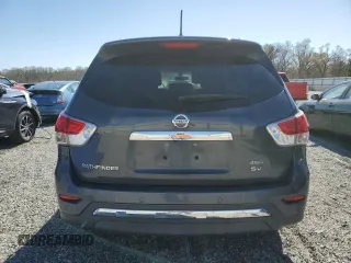 2014 Nissan Pathfinder Platinum with VIN 5N1AR2MM4EC732992, listed as a Copart auction lot 49872395 with 94,476 mi miles and Salvage Title. Bid and sale history available at carsss.com. Image 6.