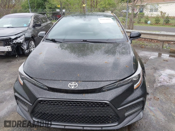 2021 Toyota Corolla XSE with VIN 5YFT4MCE1MP078086, listed as a IAAI auction lot 41894806 with 77,412 mi miles. Bid and sale history available at carsss.com. Image 12.