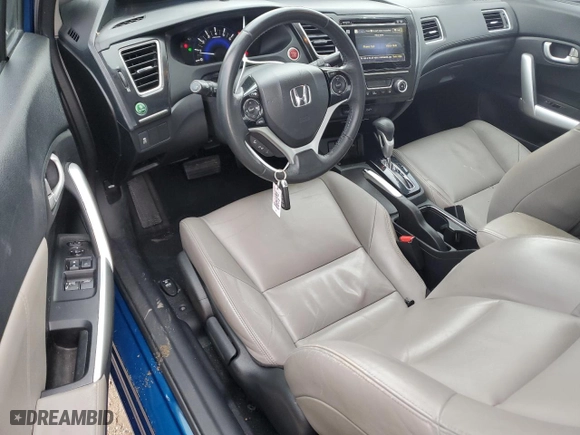 2015 Honda Civic Coupe EX-L with VIN 2HGFG3B05FH506515, listed as a Copart auction lot 85134854 with 140,182 mi miles and Clean Title. Bid and sale history available at carsss.com. Image 8.