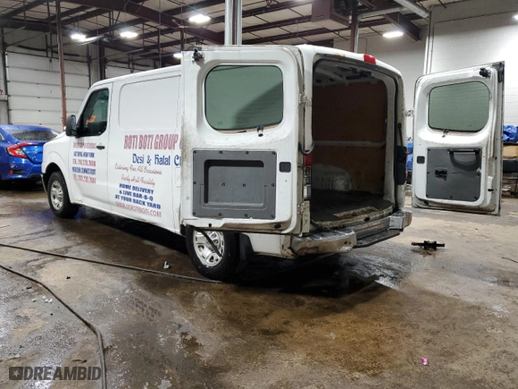 2013 Nissan NV S with VIN 1N6BF0KM2DN108326, listed as a Copart auction lot 49630795 with NaN miles and Salvage Title. Bid and sale history available at carsss.com. Image 2.
