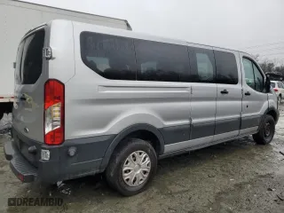 2016 Ford Transit Wagon XL with VIN 1FBZX2ZG8GKB05385, listed as a Copart auction lot 44406105 with 0 mi miles and Salvage Title. Bid and sale history available at carsss.com. Image 3.