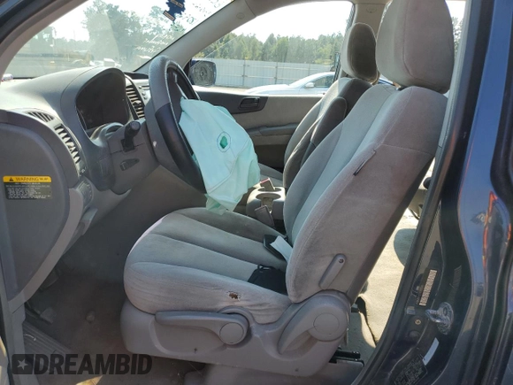2007 Kia Sedona EX with VIN KNDMB233176180920, listed as a Copart auction lot 75413334 with Not Provided miles and Salvage Title. Bid and sale history available at carsss.com. Image 7.