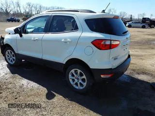 2022 Ford EcoSport SE with VIN MAJ6S3GL8NC472500, listed as a IAAI auction lot 41994591 with 17,209 mi miles and . Bid and sale history available at DreamBid. Image 3.