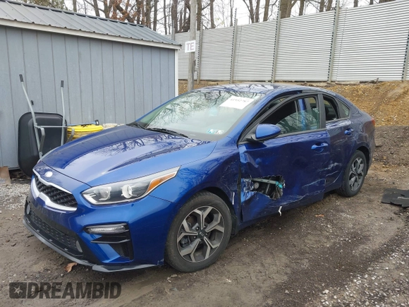 2019 Kia Forte LXS with VIN 3KPF24AD9KE042657, listed as a IAAI auction lot 41932787 with 53,221 mi miles and . Bid and sale history available at carsss.com. Image 18.