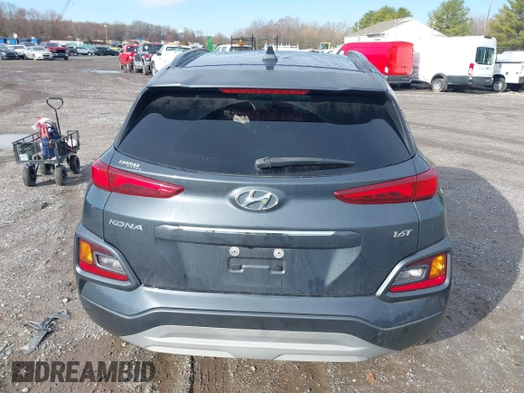 2019 Hyundai Kona Limited with VIN KM8K33A57KU245820, listed as a IAAI auction lot 41875199 with 73,539 mi miles and . Bid and sale history available at carsss.com. Image 16.
