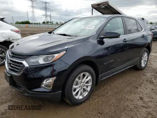 2021 Chevrolet Equinox LT with VIN 3GNAXUEV8MS112420, listed as a Copart auction lot 59551625 with 54,099 mi miles and Salvage title. Bid and sale history available at DreamBid. Image 1.