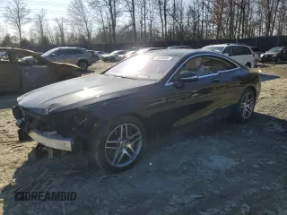 2015 Mercedes-Benz S 550 with VIN WDDXJ8FB8FA000954, listed as a Copart auction lot 46428495 with 54,727 mi miles and Salvage Title. Bid and sale history available at carsss.com. Image 1.