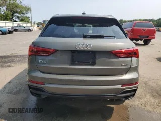 2024 Audi Q3 S line Premium with VIN WA1DECF33R1130720, listed as a Copart auction lot 59292025 with 15,949 mi miles and Salvage title. Bid and sale history available at DreamBid. Image 6.